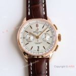 GF Factory Breitling Premier Chronograph Watch A7750 Rose Gold